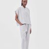 Clothing Toogood Trousers | The Perfumer Trouser / Laundered Linen Zinc