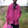 Clothing Toogood Outerwear | The Tinker Jacket / Proofed Cotton Magenta