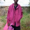 Clothing Toogood Outerwear | The Tinker Jacket / Proofed Cotton Magenta