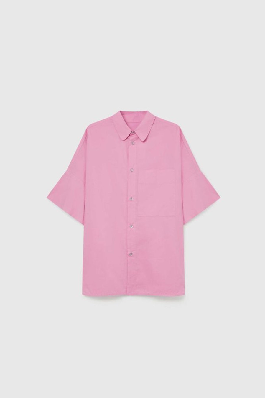 Clothing Toogood Shirts | The Tinker Shirt / Lw Textured Cotton Gum