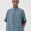 Clothing Toogood Shirts | The Tinker Shirt / Cotton Silk Lead