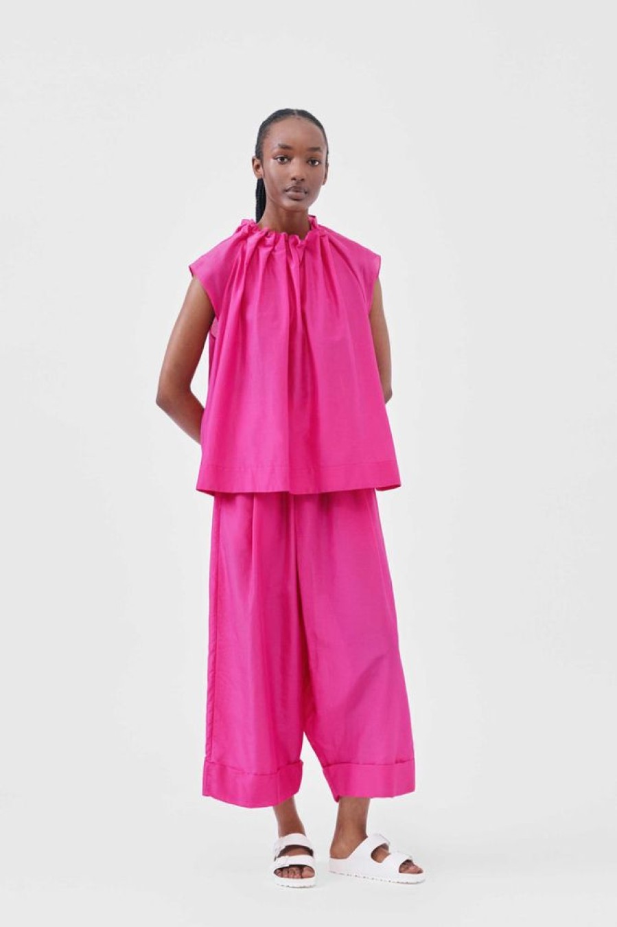 Clothing Toogood Trousers | The Baker Trouser / Cotton Silk Cerise