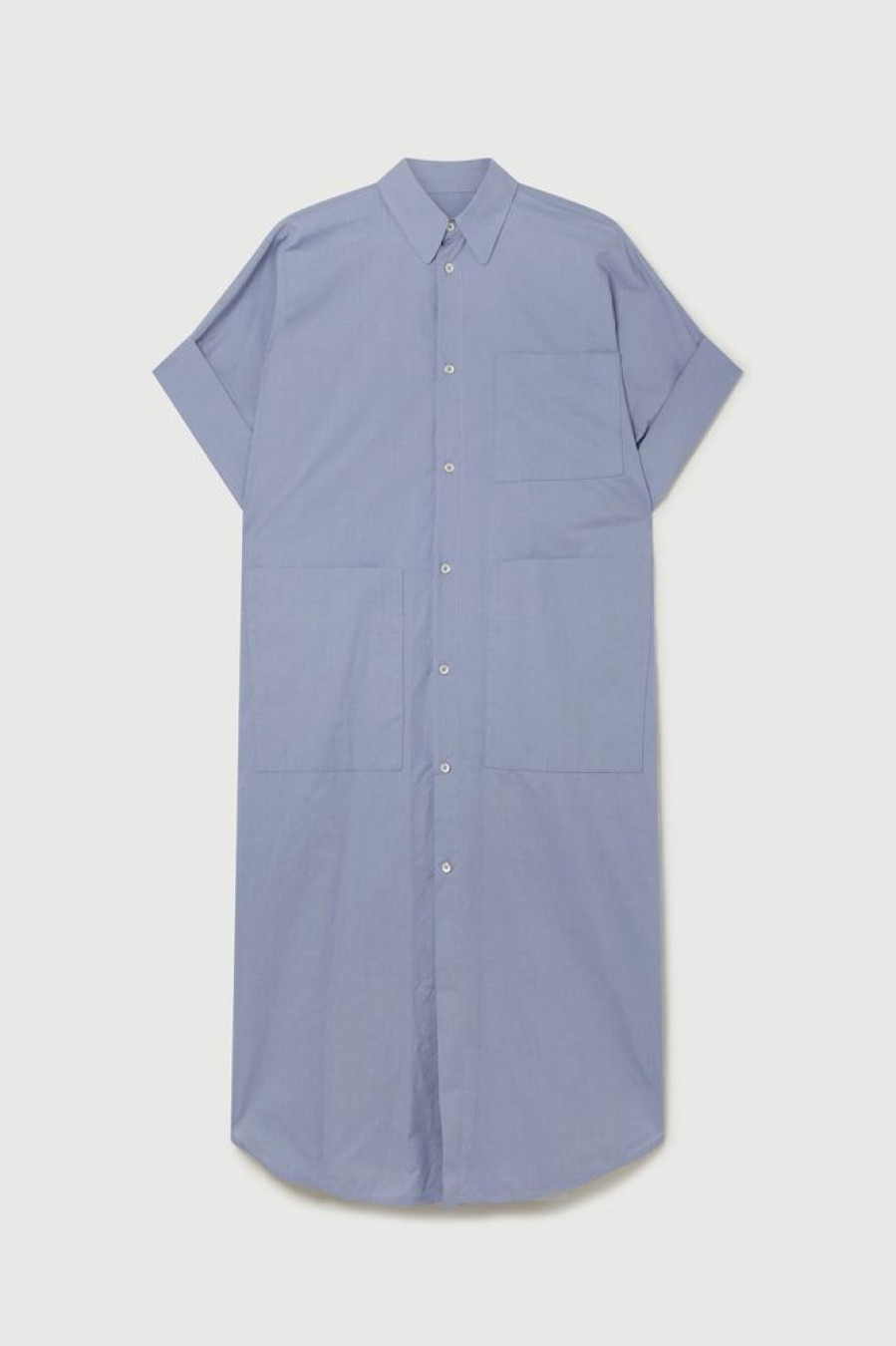 Clothing Toogood Dresses | The Tinker Dress / Lw Textured Cotton Tin