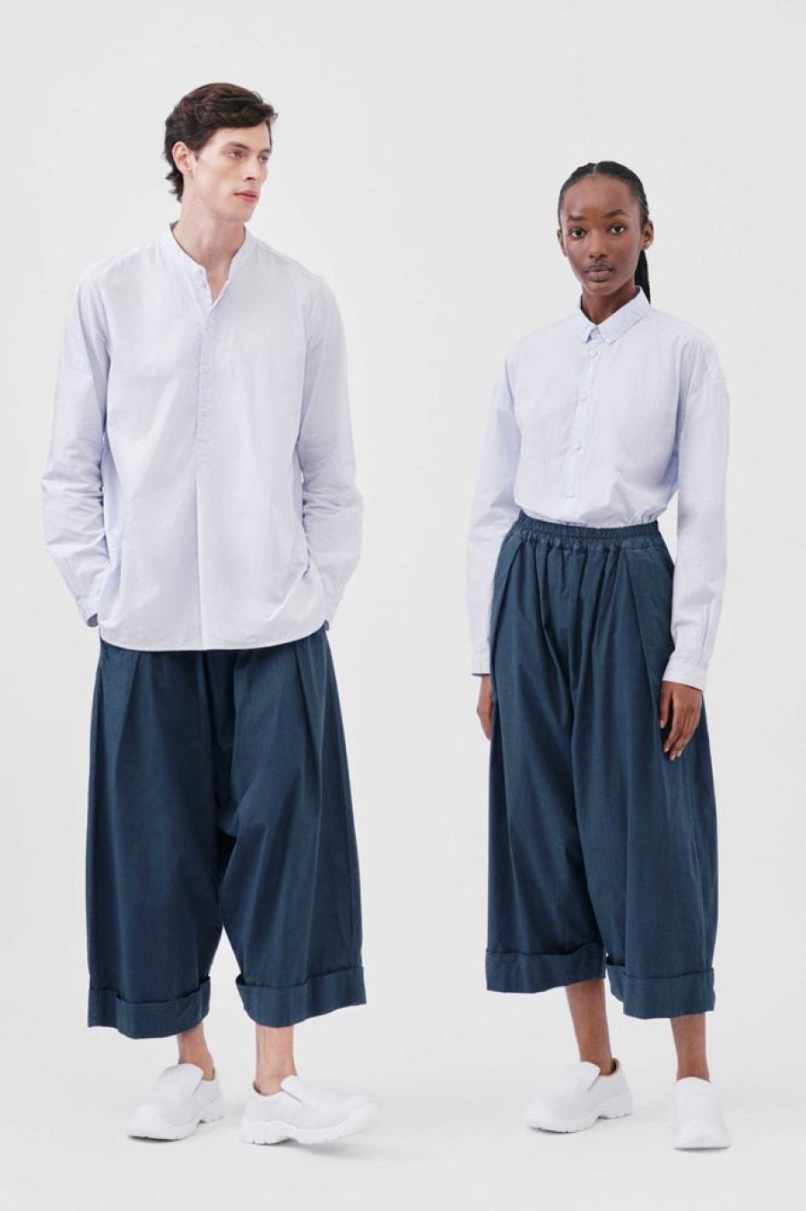 Clothing Toogood Trousers | The Baker Trouser / Poplin Basalt