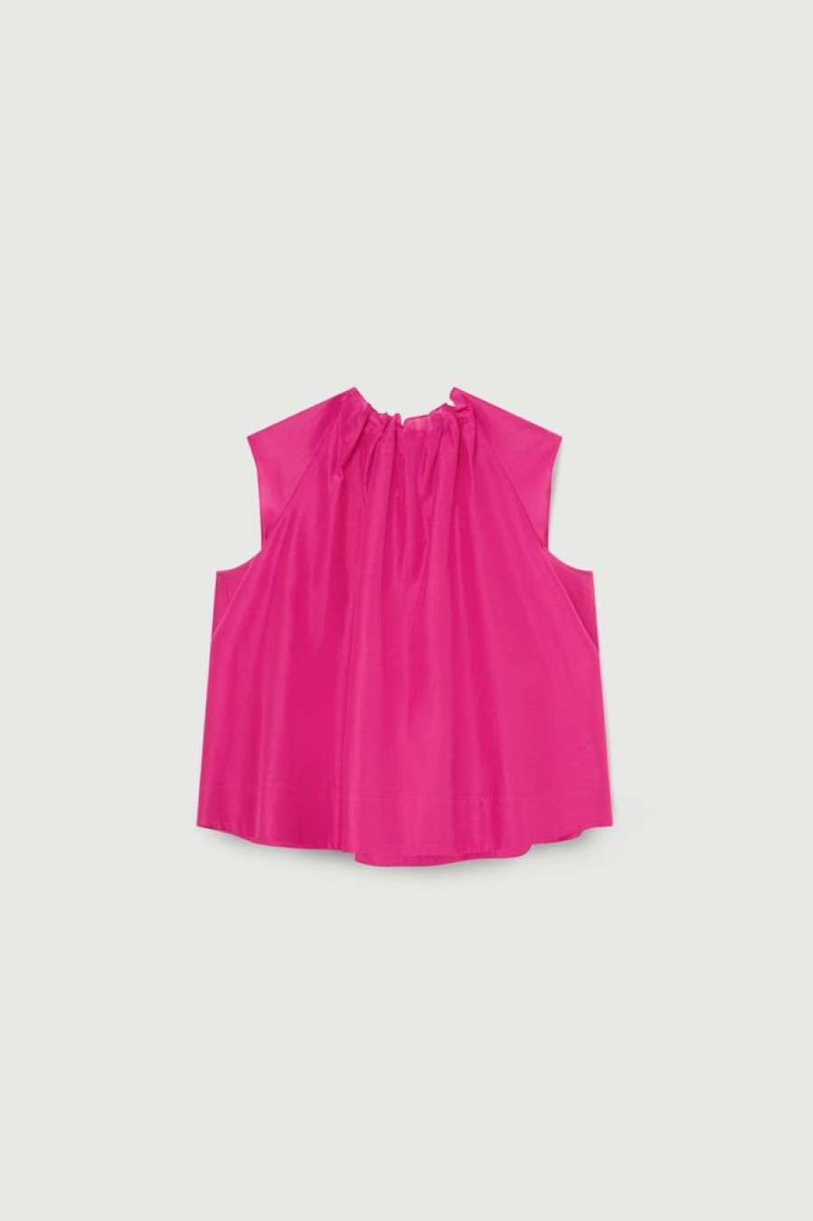 Clothing Toogood Tops | The Magician Top / Cotton Silk Cerise