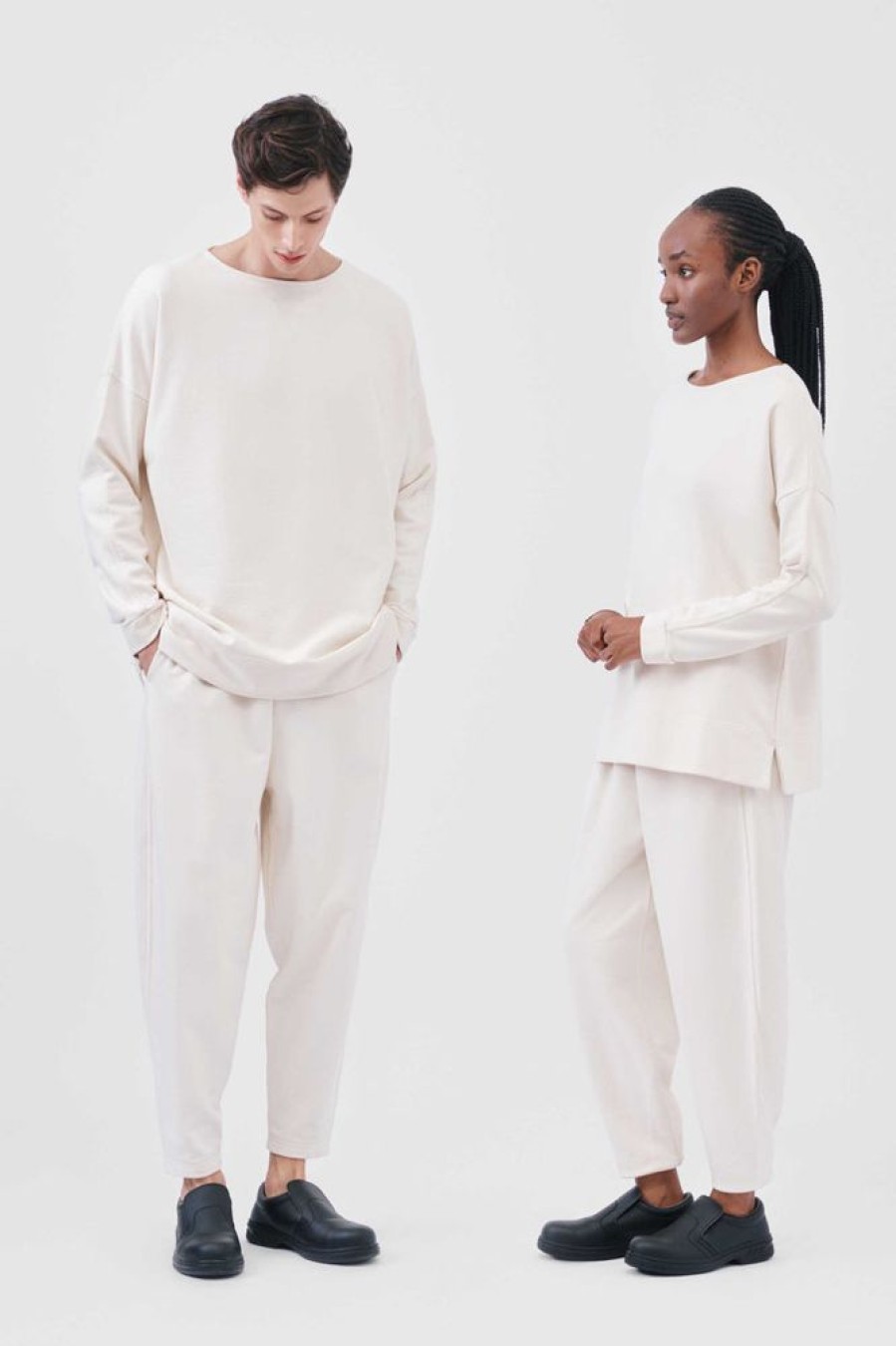 Clothing Toogood Trousers | The Acrobat Trouser / Loop Back Jersey Raw