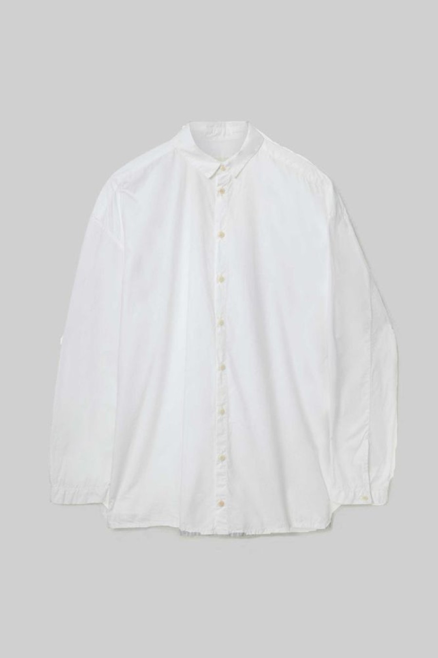 Clothing Toogood Shirts | The Draughtsman Shirt / Poplin Chalk