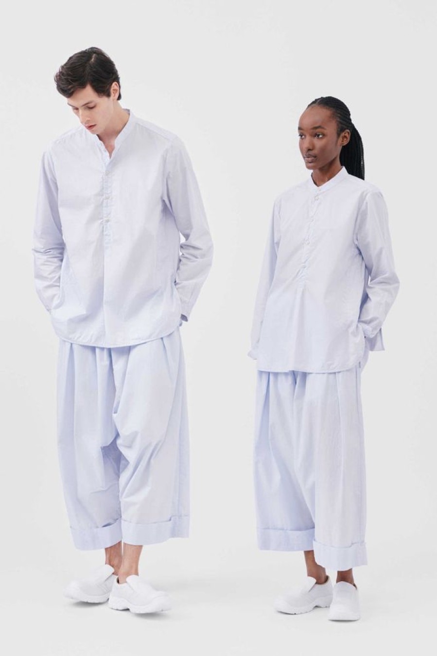 Clothing Toogood Trousers | The Baker Trouser / Poplin Porcelain