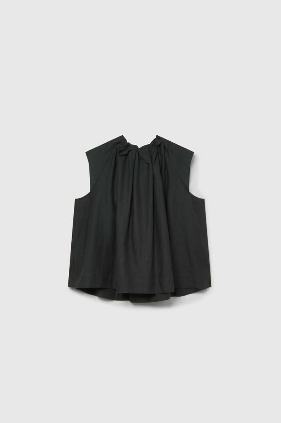 Clothing Toogood Tops | The Magician Top / Soft Herringbone Charcoal