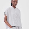 Clothing Toogood Shirts | The Chandler Shirt / Laundered Linen Zinc