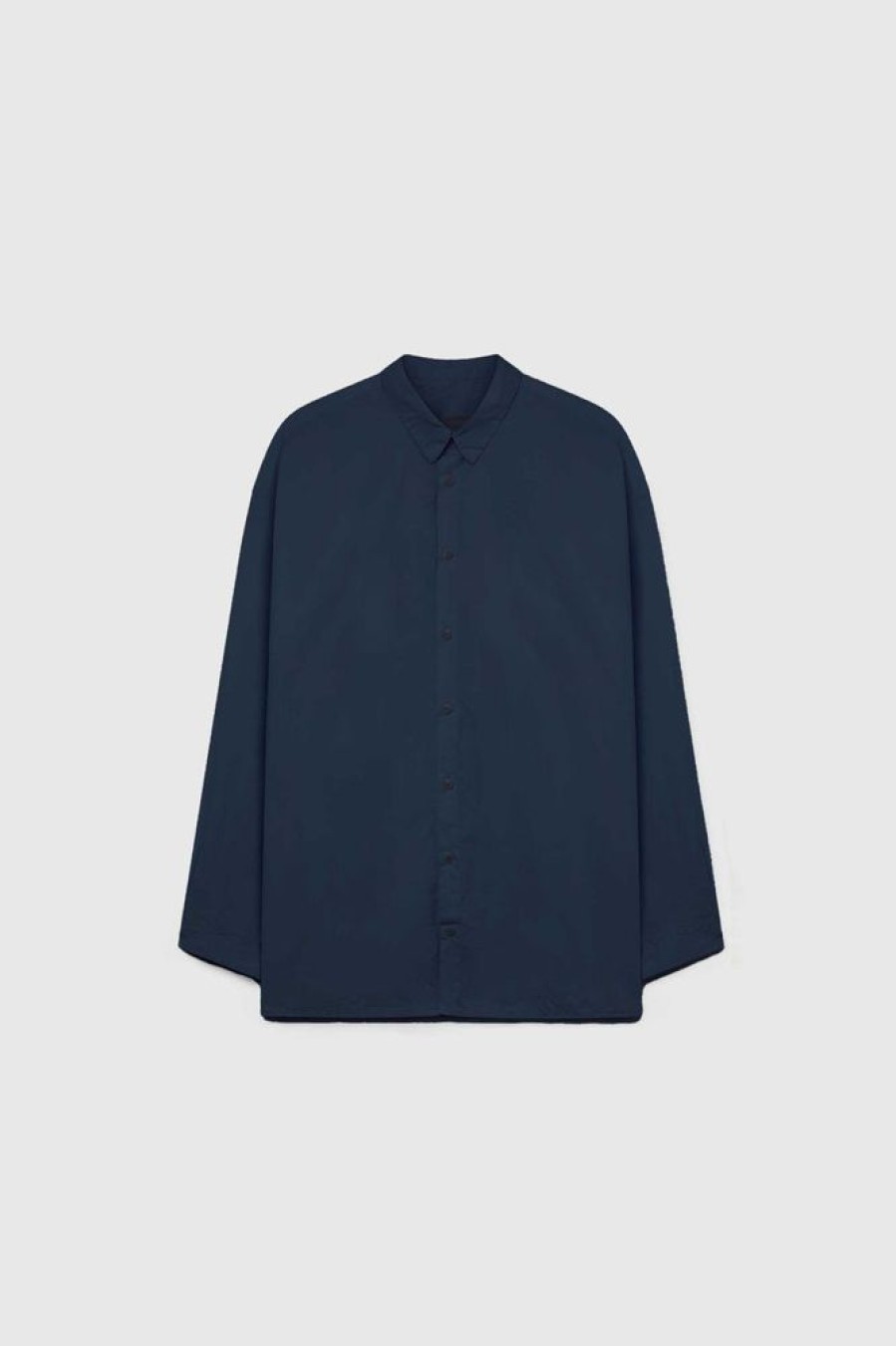 Clothing Toogood Shirts | The Draughtsman Shirt / Poplin Basalt