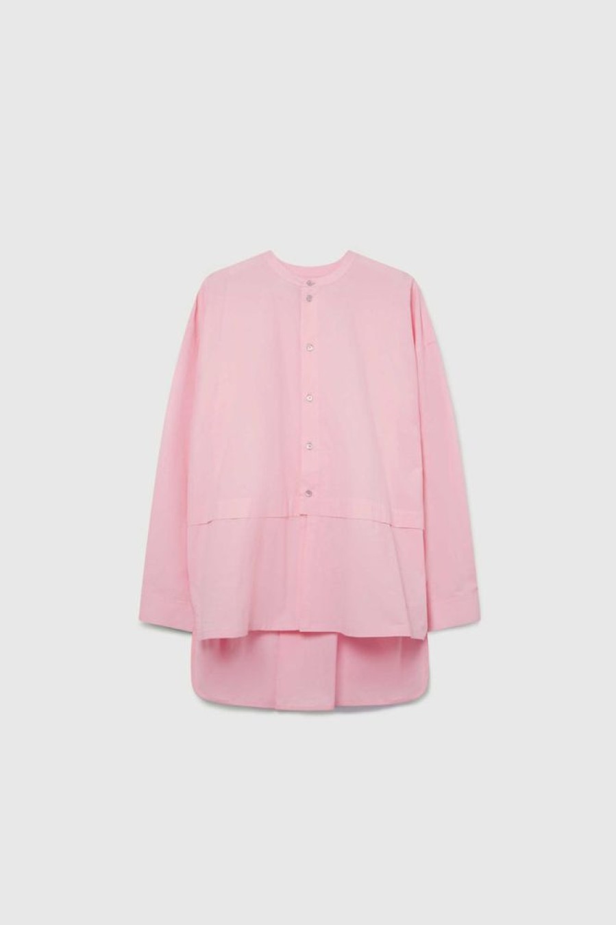 Clothing Toogood Shirts | The Pedlar Shirt / Fine Ripstop Cotton Icing